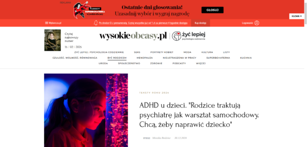 ADHD u dzieci Prof Tomasz Wolańczyk Chcą żeby naprawić dziecko PM