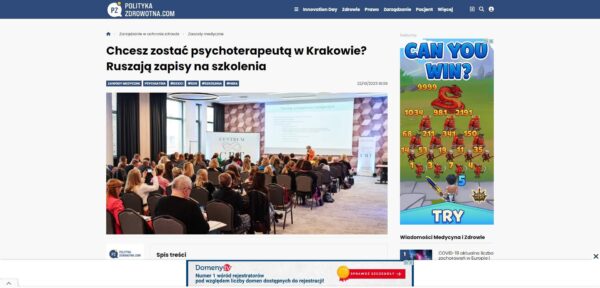 Chcesz zostać psychoterapeutą w Krakowie Ruszają zapisy na szkolenia