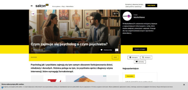 Czym zajmuje się psycholog a czym psychiatra blog MarketNews PM