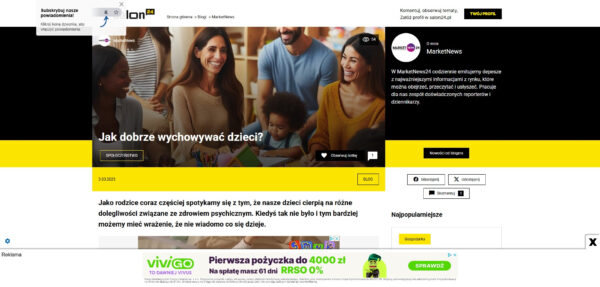 Jak dobrze wychowywać dzieci blog MarketNews PM
