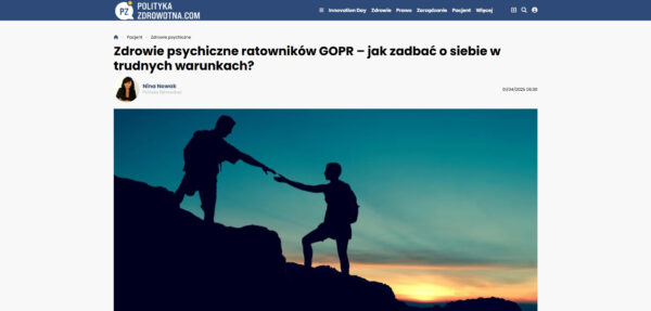 Zdrowie psychiczne ratowników GOPR – jak zadbać o siebie w trudnych warunkach PM