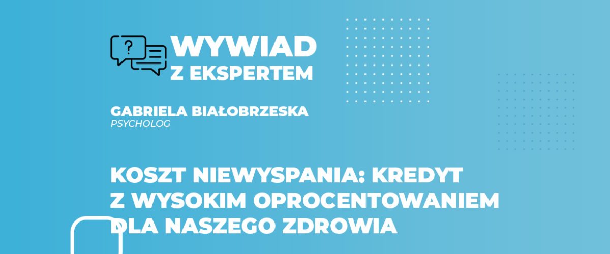 Koszt niewyspania kredyt z wysokim oprocentowaniem dla naszego zdrowia
