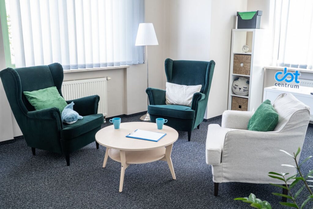 Gabinet 1 poradni psychologicznej Centrum CBT Mokotów Wiktorska