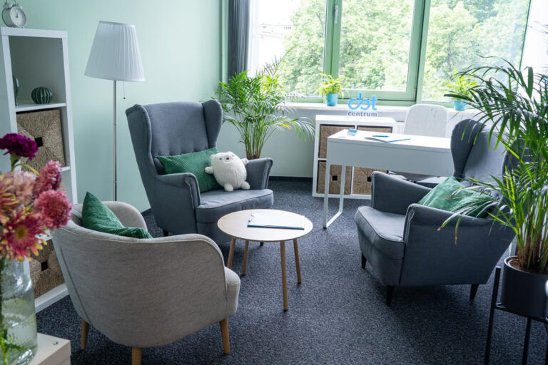 Gabinet 3 poradni psychologicznej Centrum CBT Mokotów Wiktorska