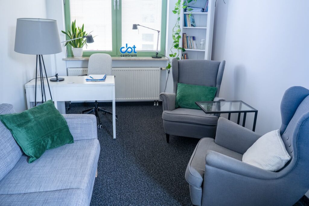 Gabinet 5 poradni psychologicznej Centrum CBT Mokotów Wiktorska