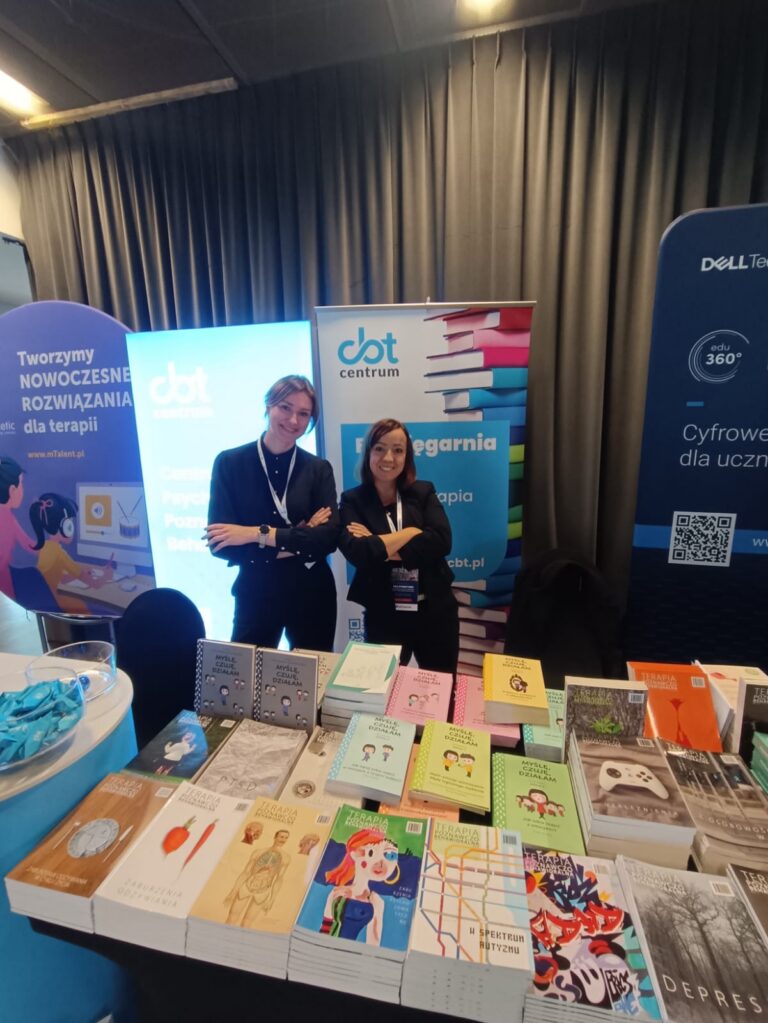 Stoisko Centrum CBT na konferencji Siła Dyrektora