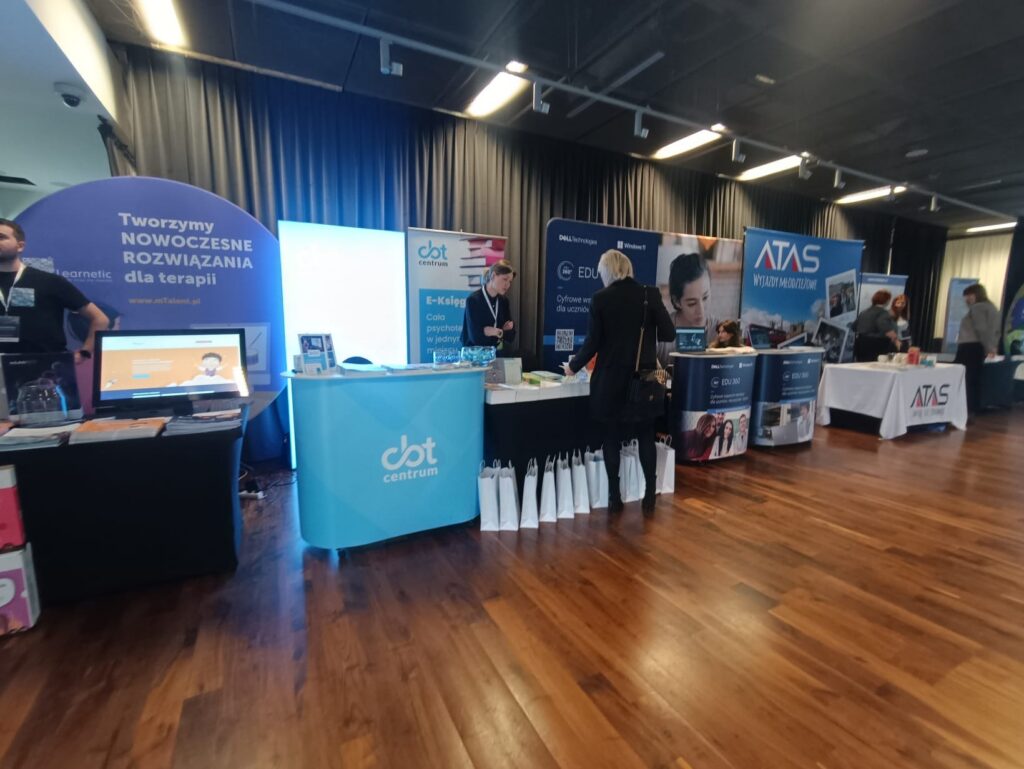 Stoisko Centrum CBT na konferencji Siła Dyrektora