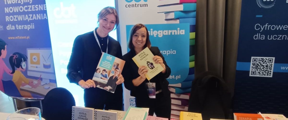 Stoisko Centrum CBT na konferencji Siła Dyrektora