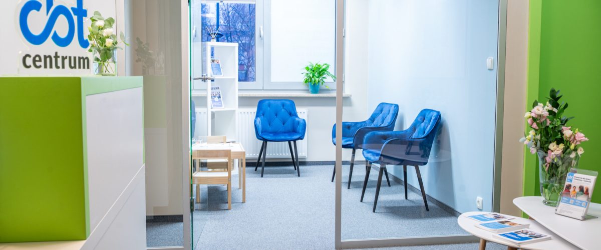 Poradnia Centrum CBT na Mokotowie - poczekalnia