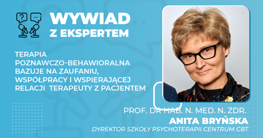 Terapia poznawczo-behawioralna bazuje na zaufaniu, współpracy i wspierającej relacji terapeuty z pacjentem-1